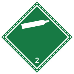 ETIQUETTES MATIERES DANGEREUSES - ETIQUETTES CLASSE 2-2 GAZ NON TOXIQUE